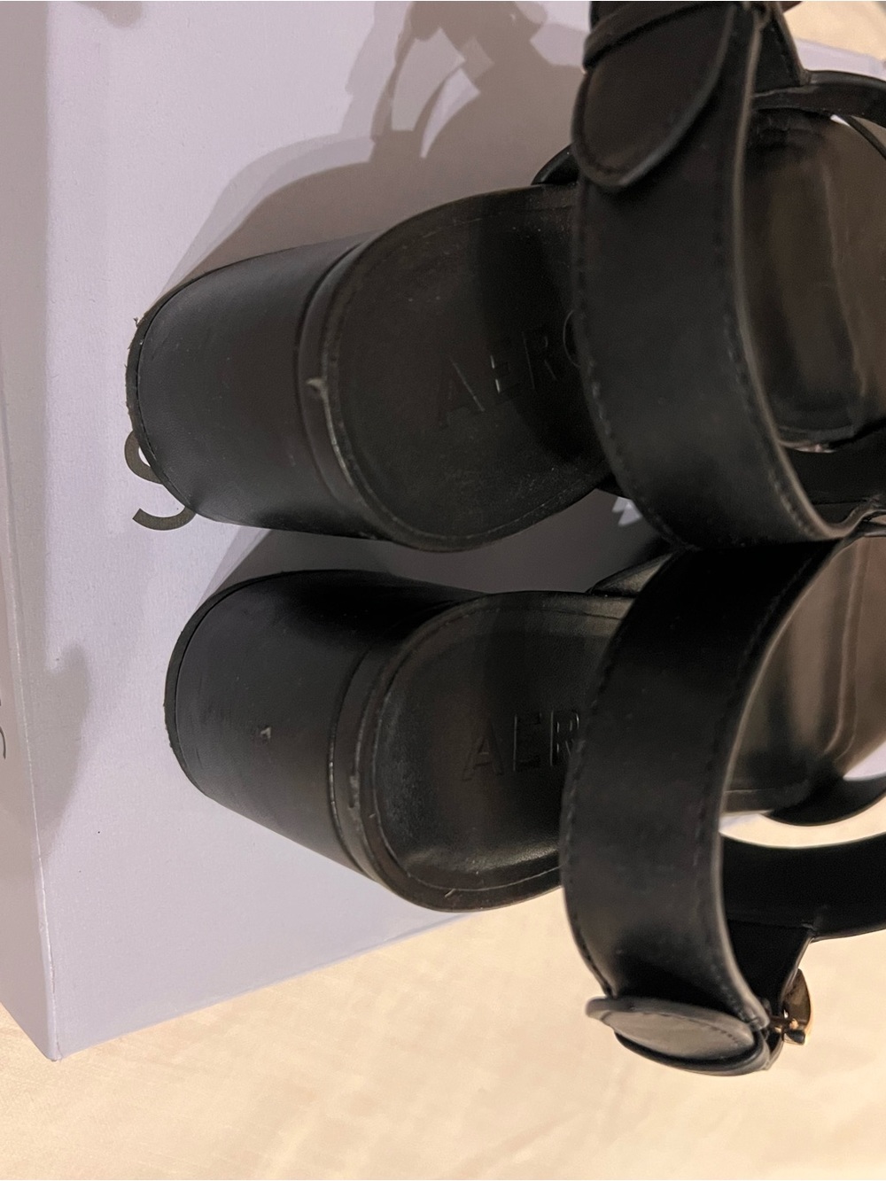 Aerosoles Black Camilia Sandal - Picture 5 of 5